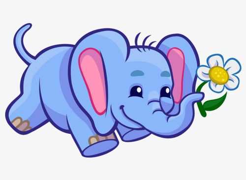 蓝色大象童装官方网（蓝色大象卡通图片）