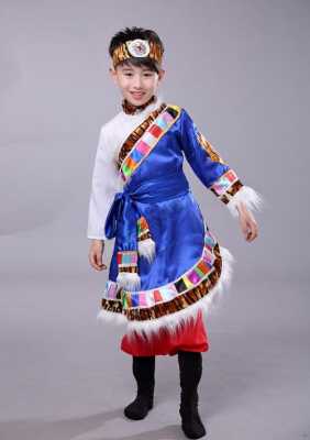 西藏儿童装扮图片大全（儿童藏族服装图片）